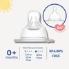 MAM Bottle Nipples Mixed Flow Pack - Extra Slow Flow Nipple Level 0 and Slow Flow Nipple Level 1, for Newborns and Older, SkinSoft Silicone Nipples for Baby Bottles, Fits All MAM Bottles, 4 Pack view 2
