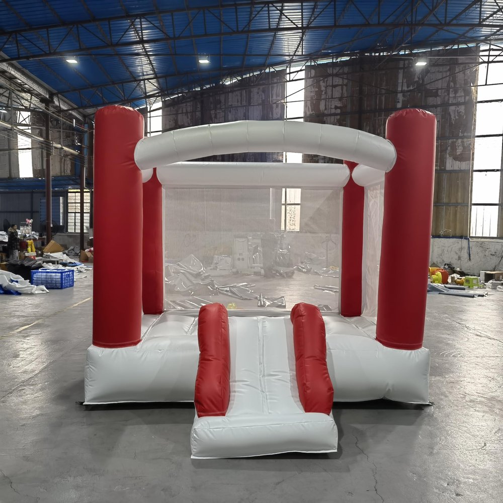 10FT Inflatable Bounce House Commercial PVC Mini Inflatable Jumping Castle, Suitable for Kids and Adults Wedding,Birthday,Parties (10x10x8FT with Blower)