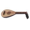 1 12 Scale Miniature Pipa with BracketMiniature Dollhouse Accessories Simulation Lute Instrument Model lute with BracketMiniature Dollhouse Accessories nan view 3