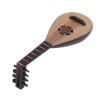 1 12 Scale Miniature Pipa with BracketMiniature Dollhouse Accessories Simulation Lute Instrument Model lute with BracketMiniature Dollhouse Accessories nan view 4