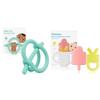 Frida Baby Teether Bundle | Get-A-Grip + Not-Too-Cold-to-Hold | BPA-Free view 1