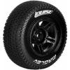 Louise RC L-T3145SBAA 1:10 Sc-Maglev Front/Rear Soft Tires Black 12mm (2) Associated S view 1