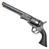 13-Inch Decorative Western Classic Revolver Style, Body SMB-110 with Ornate Engravings, Suitable for Decoration, Collecting, Costuming and Cosplay, Role-Playing, Halloween (Gray) view 1