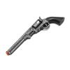 13-Inch Decorative Western Classic Revolver Style, Body SMB-110 with Ornate Engravings, Suitable for Decoration, Collecting, Costuming and Cosplay, Role-Playing, Halloween (Gray) view 3