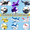 Liberty Imports Pull Back Airplanes Toys Vehicle Playset, Variety Pack of Helicopters, Stealth Bombers, Fighter Jets, Aircraft, Planes for Kids Toddlers Party Favors (18 Pack) view 2