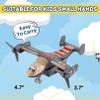 Liberty Imports Pull Back Airplanes Toys Vehicle Playset, Variety Pack of Helicopters, Stealth Bombers, Fighter Jets, Aircraft, Planes for Kids Toddlers Party Favors (18 Pack) view 4