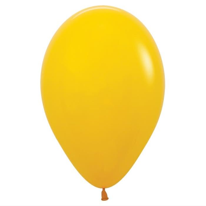 05" Fashion Honey Yellow Sempertex Balloons (50 Count) (Honey Yellow)