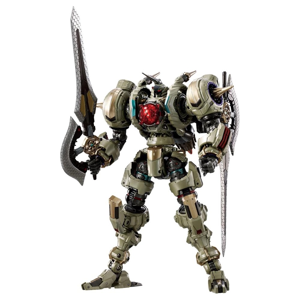 (TAKARA TOMY) Diaclone DA-106 Walda Legion Model Kit, Transformable Robot, Green, 1:72 Scale, Adult, 25 cm (H) x 7 cm (L) x 41 cm (W), Not Foldable