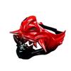 Beyond Collectibles Popular Japanese Monster Hannya Mask Demon Oni Samurai Half Face Shield (Red & Black), One size fit most view 3