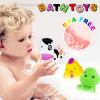 Bathtub Toys for Toddlers 1-3 - Mold Free No Hole Baby Kids Infant Bath Toys 6-12-18-24 Months Water Pool Toys Age 1 2 3 4 5 6 Shower Gifts for Boys Girls 1-6 Year Old Newborn Bathtime Essentials view 2