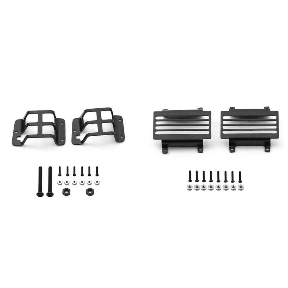 Metal Headlight Tail Light Lamp Shade RC Upgraded Parts for TRAXXAS TRX4 TRX6 G63 G500 RC Car