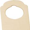10pcs Unfinished Hanging Signs Blank Door Knob Hanger Wood Messages Plaque Door Hangers Message Board Memo Board for DIY Craft Supply view 4