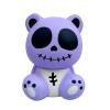 funnysquee Horror Voodoo Bear Squishies Toy Cute Dolls Stress Relief Slow Rising Soft Squeeze Toys for Kids Halloween Christmas Thanksgiving Birthday Gift Collect,Purple view 1
