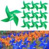 150 Pcs Pinwheels, Toy Wind Spinners and Party Favors Gifts for Kids, Outdoor Decorational Pinwheels for Yard and Garden (Dark Green) view 1