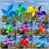 150 Pcs Pinwheels, Toy Wind Spinners and Party Favors Gifts for Kids, Outdoor Decorational Pinwheels for Yard and Garden (Dark Green) view 2
