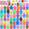 58 Pack Mini Butter Slime Kit,Super Soft and Non-Sticky,DIY Putty,Peach Slime,Stress Relief Toy for Girls and Boys Age 10-12, Slime Toys,Goodie Bag Stuffers. view 1