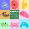 58 Pack Mini Butter Slime Kit,Super Soft and Non-Sticky,DIY Putty,Peach Slime,Stress Relief Toy for Girls and Boys Age 10-12, Slime Toys,Goodie Bag Stuffers. view 2