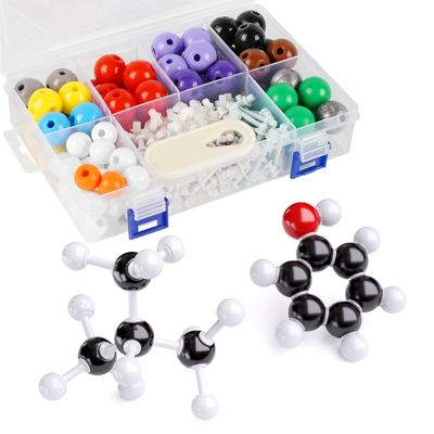 Molecular Model Kit, 240 Pcs Organic Molecular Chemistry Set, Atom Element Model Kit for Lessons in Chemistry, Molecular Structures Building kit, Ochem Science Gift for Teachers and Students
