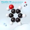 Molecular Model Kit, 240 Pcs Organic Molecular Chemistry Set, Atom Element Model Kit for Lessons in Chemistry, Molecular Structures Building kit, Ochem Science Gift for Teachers and Students view 4