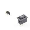 PGMTDEFXJO Rocker Switch 10 Pcs 10X15mm Snap-in Push Button Switch 3 Pin 3A/250V Mini SPST KCD11 2/3 Position Boat Rocker Power Switches (Color : 3pin Black On-Off-on, Size : 10PCS) view 1