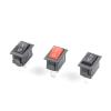 PGMTDEFXJO Rocker Switch 10 Pcs 10X15mm Snap-in Push Button Switch 3 Pin 3A/250V Mini SPST KCD11 2/3 Position Boat Rocker Power Switches (Color : 3pin Black On-Off-on, Size : 10PCS) view 2