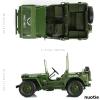NUOTIE 1/18 Scale Military Tactical Jeep Car Model Willys MB U.S. Army Truck Miniature Military Utility Off Road Vehicle Alloy Metal Diecast Model for Adults Collection or Gift view 2