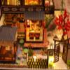 CuteQi Miniature House Kit DIY House Kit Creative Room with Furniture Tiny House Making Kit with Light and Music HandmadeCrafts Gift for Adults & Friends and Lovers(Forest Nest Haven) view 3