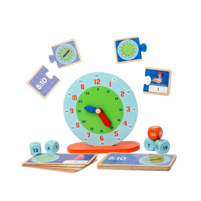 Clock Early Education Toys Clock Recognition Toy Teaching Clocks Multifunctional Practical Learning Time Clock for School