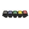 PGMTDEFXJO Rocker Switch KCD4-203 20A/250VAC 30x22 Waterproof Rocker Switch 6pin DPDT ON Off ON 12V 220V Red Green LED Light Rocker Switch (Color : Green, Size : 12V) view 3