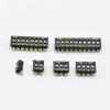 PGMTDEFXJO Micro Switch 10pcs Black 2.54mm chip DIP Switch KM-2P/3P/4P 5P 6P/8P Gold-Plated feet Black SMD chip (Color : 4p) view 1