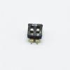 PGMTDEFXJO Micro Switch 10pcs Black 2.54mm chip DIP Switch KM-2P/3P/4P 5P 6P/8P Gold-Plated feet Black SMD chip (Color : 4p) view 2