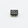 PGMTDEFXJO Micro Switch 10pcs Black 2.54mm chip DIP Switch KM-2P/3P/4P 5P 6P/8P Gold-Plated feet Black SMD chip (Color : 4p) view 3