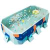 Buric Foldable Pool Non-Inflatable Swimming Pool for Family Adults Hard Plastic Shell Collapsible Rectangle Swimming Pool for Outside Backyard Portable Pet Dog Pool (118.11 in) view 1