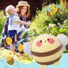 ARELUX Soft Bee Plush Cuddle Pillow Cute Bee Stuffed Animal Plush with Feeler Wing Toy Plushies Room Decor Easter Decorations Gifts for Women Kids Birthday 16inch view 2