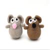 Cute Moles Crochet Doll Handmade Amigurumi Plush Toy VAC (Brown) view 1