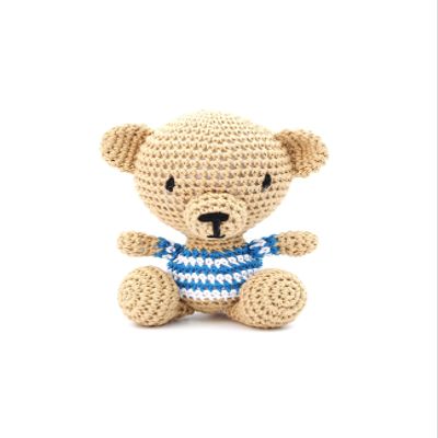 Cute Bear Crochet Doll Handmade Amigurumi Plush Toy VAC