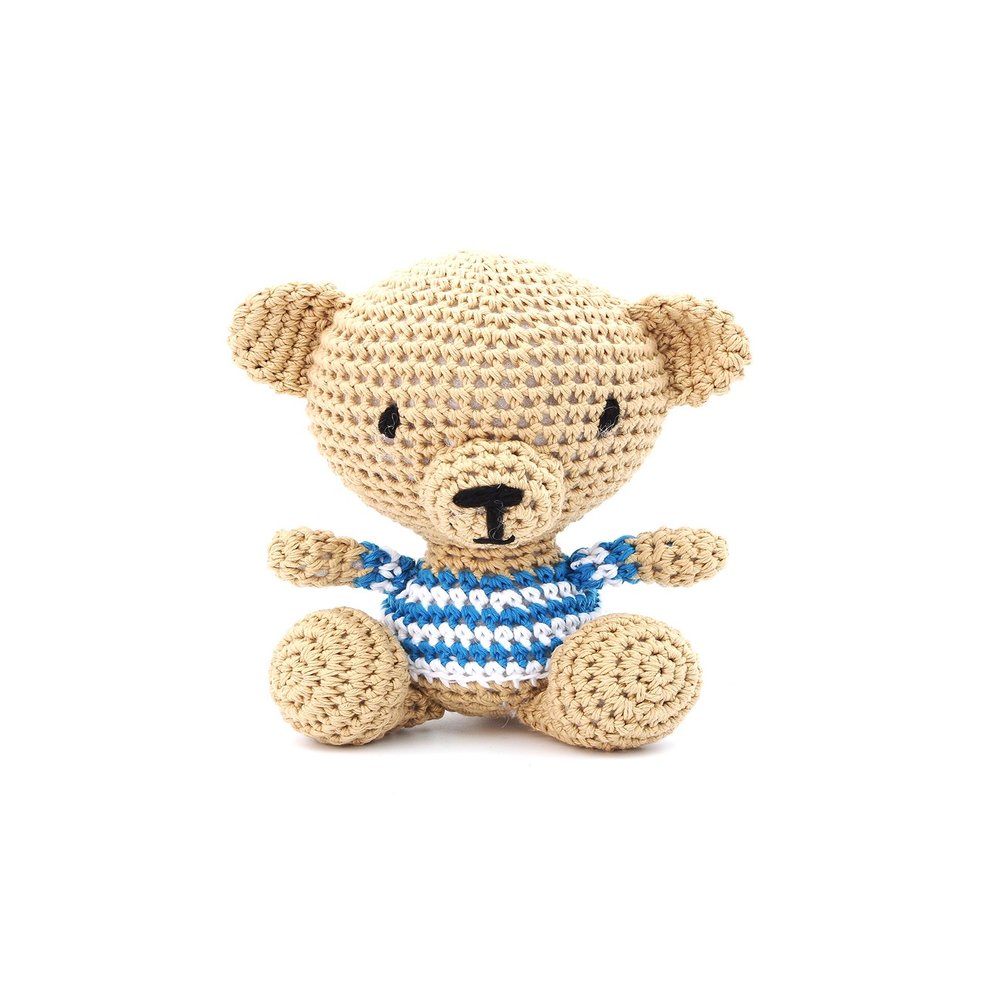 Cute Bear Crochet Doll Handmade Amigurumi Plush Toy VAC