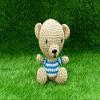 Cute Bear Crochet Doll Handmade Amigurumi Plush Toy VAC view 4