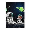 Astronaut and Alien Puzzles 500 Pieces Personalized Jigsaw Puzzles Wooden Photo Puzzle for Adults Family Picture Puzzle Gifts for Wedding Birthday Valentine's Day Gifts 15" x 20.4" view 1