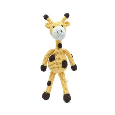 Cute Giraffe Crochet Doll Handmade Amigurumi Plush Toy VAC