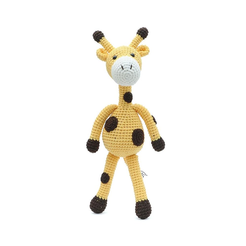 Cute Giraffe Crochet Doll Handmade Amigurumi Plush Toy VAC