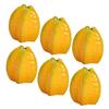 BESTonZON 6pcs Artificial Fruit Toys Carambola Models Carambola Model for Displaying Mini Carambola Decor Tiny Carambola Craft Carambola Model Carambola Decoration Resin Strawberry Crafts view 1