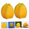 BESTonZON 6pcs Artificial Fruit Toys Carambola Models Carambola Model for Displaying Mini Carambola Decor Tiny Carambola Craft Carambola Model Carambola Decoration Resin Strawberry Crafts view 3