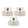 3PCS Metal Motor Gears with Set Screws M0.6 Module 3.175mm Hole Diameter Pinion Gear for 1/10 RC Car Truck (23T) view 2