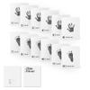 14 Sets Baby Inkless Milestone Cards,1 Month to 12 Month Hand and Footprint Kit,Newborn Safe Inkless Pad,Create Lasting Memories Perfect Souvenir Accessories(14 Ink Pad+14 Papers) view 1
