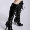1:6 Scale Action Figures High Boots 12" Doll High Heel Boots Fashion DIY for 30cm Doll PU Leather Female Figure Boots view 3