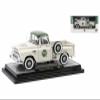 1958 Stepside Pickup Truck Light Beige with Green Top Limited Edition to 6650 Pieces Worldwide 1/24 Diecast Model Car by M2 40300-113B view 1