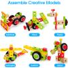 Kids Tool Set Toy with Drill, Stem Montessori Toys for 3 4 5 Years Old Boy Girl, 44 Pcs Wooden Toddler Tool Kits Inc Box, Learning Educational Construction Toy view 4