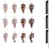 1/6 Scale Female Body,12inch Super Flexible Medium Bust Thin and Small Type Female Seamless Action Figure Body Collection (S24B Brown Skin 10.9inch Tall) view 3