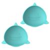 melii Silicone Suction Bowls for Babies and Toddlers, Shark, 10.1 oz - 2 Pack, 100% Food Grade Silicone, Animal Shaped, BPA Free, Dishwasher & Microwave Safe view 1